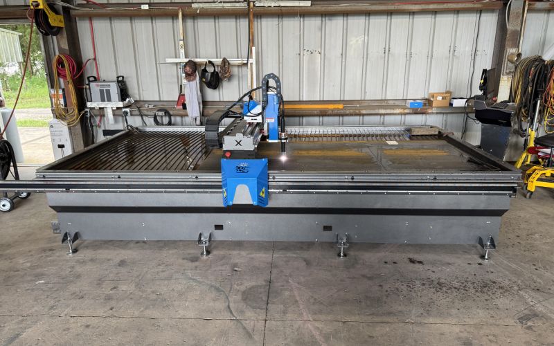 Precision CNC plasma cutting steel plate for custom industrial part