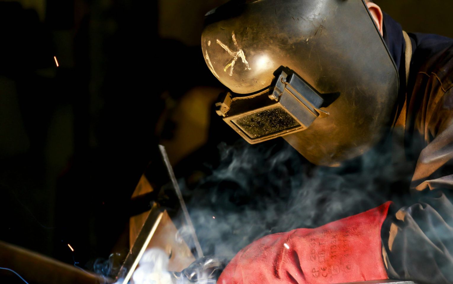 Certified welder performing custom welding on stainless steel in Lafayette LA